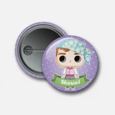 Chapa con alfiler personalizada fallero funko pop